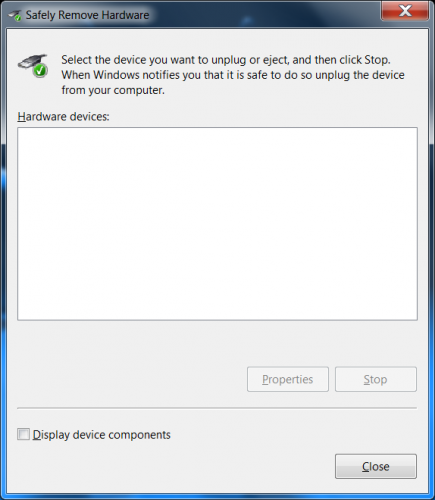 2 large How to create a shortcuthotkey for the Safely remove hardware tray dialog on Windows