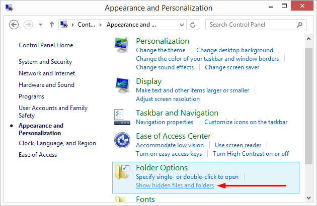 4 full How to show hidden files folders drives and protected system files in Explorer under Windows 8 or 10