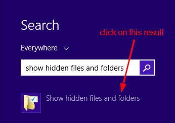 6 full How to show hidden files folders drives and protected system files in Explorer under Windows 8 or 10