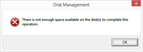 8 full How to shrink a disk volume beyond the point where any unmovable files are located