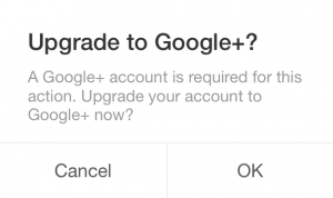 g+ upgrade