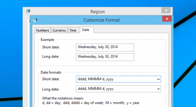 2 large How to Display the Day of the Week into Windows 8s Tray Clock