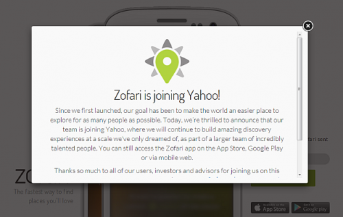 3 large Yahoo Buys Local Search Focused Zofari