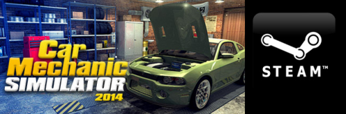 2 large Car Mechanic Simulator 2014 Released on Steam