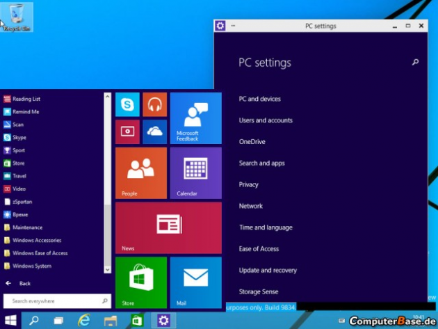 2 large Windows 9 Latest Screenshots Indicate Metro  Flat Design Are Coming On Strong