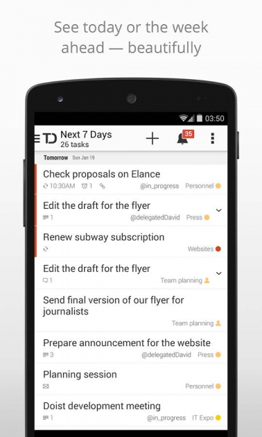 2 large Todoist for Android Review