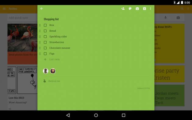 1 large Google Keep for Android Review