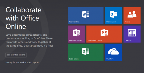 2 large Microsoft Rebrands Office Web Apps to Office Online and Launches Website Officecom