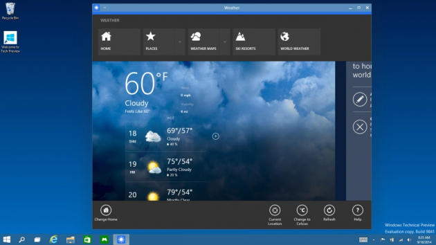 15 large The Top 15 New Features in Windows 10 Technical Preview