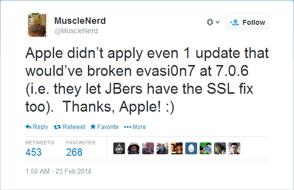 1 full Apple updates iOS to 706616 in order to fix SSL vulnerability Jailbreak is still possible