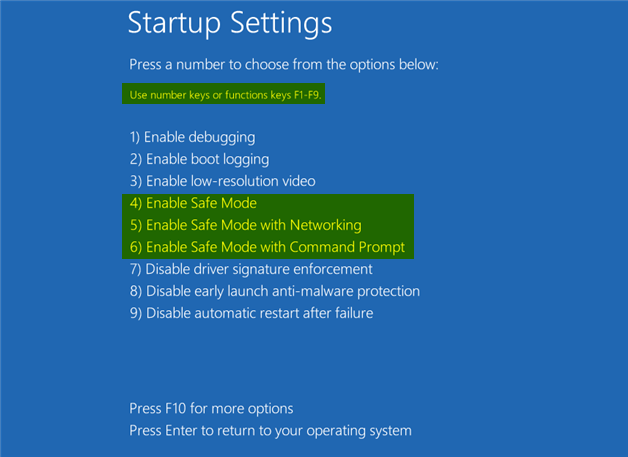 1 full How to Boot into Safe Mode in Windows 8 or 10