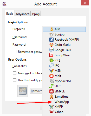 plugin whatsapp-purple per pidgin (windows)
