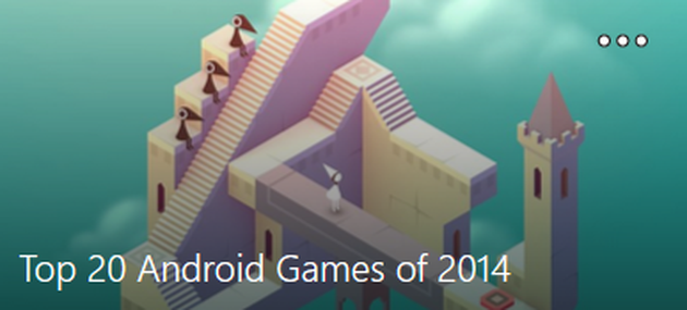 Here's A List Of The Best Tablet Games of 2014 and 2015