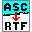 AscToRTF Icon