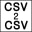 CSV2CSV 4.0.72 32x32 pixels icon