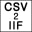 CSV2IIF 4.0.159 32x32 pixels icon