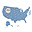 Golden SpotsMap of USA 1.0 32x32 pixels icon