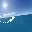 Flight over sea 2.8 32x32 pixels icon