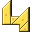 Four Piece Tangram Icon