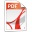 JPEG to PDF 1.0 32x32 pixels icon