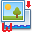 One simple image watermark 20.20.0.0 32x32 pixels icon