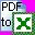 PDF to Excel Converter Icon