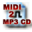 Power MIDI to CD Icon
