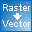 Raster to Vector Normal Icon