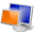Windows Virtual PC (64-bit) 6.1.7600.16393 32x32 pixels icon