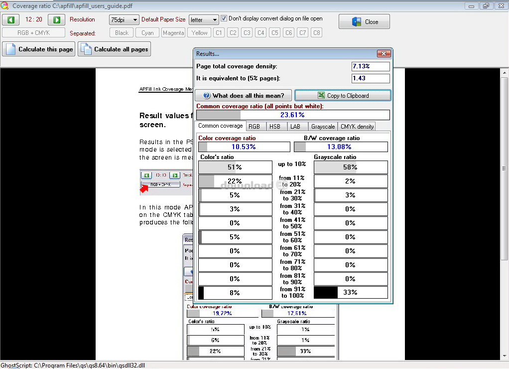 Cooperative assemble Giving Antivirus report for apfill.exe - APFill - Ink Coverage Calculator 5.6