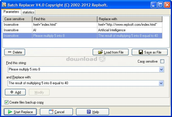 Batch Replacer Screenshot 0