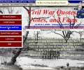 Civil War Quotes, Notes, and Facts Screenshot 0