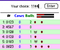 Cows and Bulls for PALM Screenshot 0