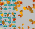 Falling Autumn Leaves Screensaver Screenshot 0