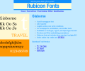 Gisborne Font Type1 Screenshot 0