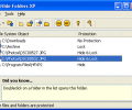 Hide Folders XP Screenshot 0