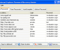 Internet Explorer Password Recovery Master Screenshot 0