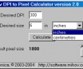 Mihov DPI to Pixel Calculator Screenshot 0