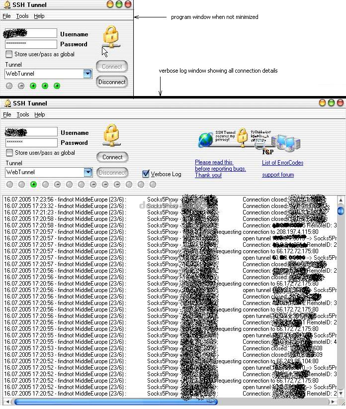 free ssh proxy server list