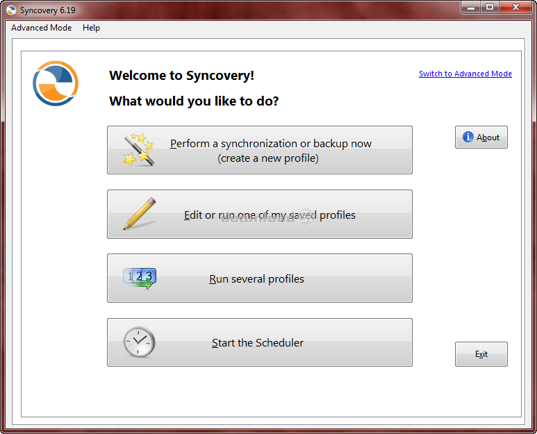 backup server syncovery