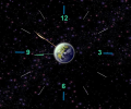7art Earth Clock ScreenSaver Screenshot 0