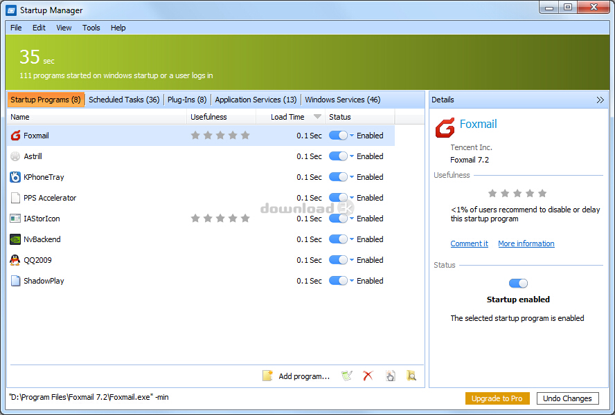 Download qssetup.exe Free - Quick Startup 5.3.1.96 install ...