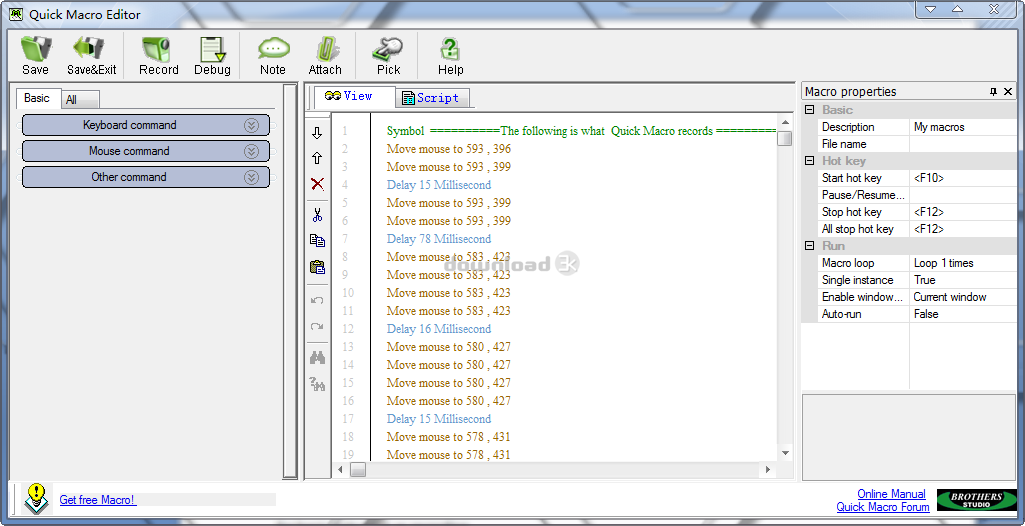 Quick Macro 6.6 (quickmacro6.exe) Windows Download and Review