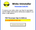 MSN Winks Uninstaller Screenshot 0