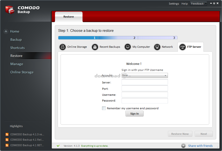 Download ue_english.zip Free trial - UltraEdit 18.00 ... Download CB_setup.exe Free - Comodo Backup 4.4.1.23 ...