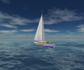 Sea Yacht Cruise 3D Screensaver Screenshot 0