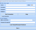 MS Access MS SQL Server Import, Export & Convert Software Screenshot 0