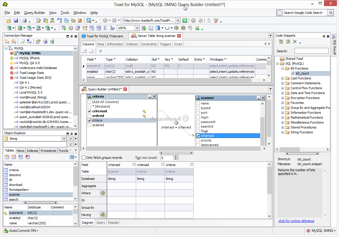 Appnimi All-In-One Password Unlocker 3.1 Review ... Download ToadforMySQL_Freeware_7.3.1.3290.zip Free - Toad ...