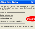 OneClick Hide Window Screenshot 0