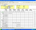 Employee Scheduler for Excel and OpenOff Screenshot 0